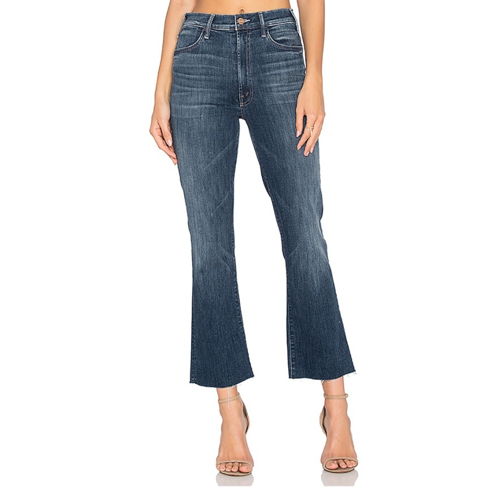 Mother Hustler Ankle Fray Jeans - Size 25